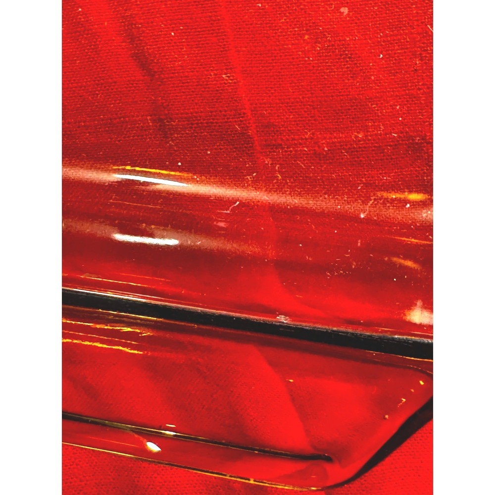 Anchor Hocking Amber Series 435 Square Baking Dish with Woven Serving Basket - Picture 5 of 8